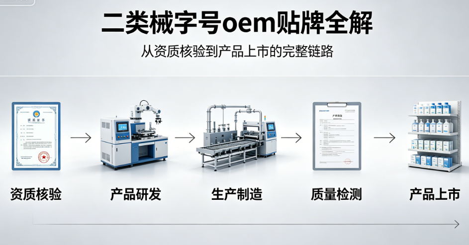 二类械字号oem贴牌全解：从资质核验到产品上市的完整链路