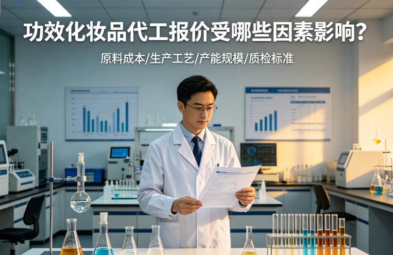 功效化妆品代工报价受哪些因素影响？广州微肽生物报价解析