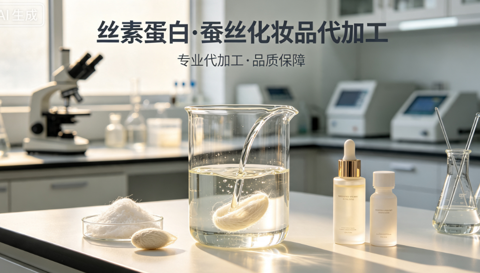 丝素蛋白化妆品代加工 OEM贴牌 械字号丝素蛋白修护产品配方定制