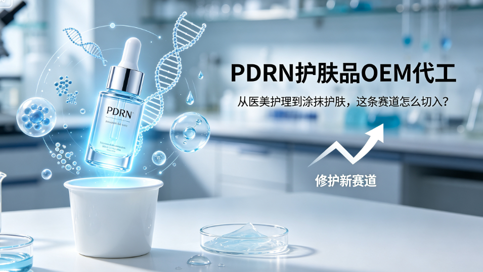 PDRN护肤品OEM代工：从医美注射到涂抹护肤，这条赛道怎么切入？