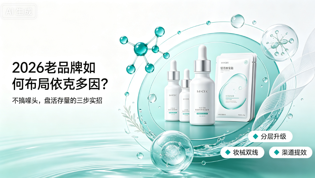 2026老品牌如何布局依克多因?不搞噱头,盘活存量的三步实招