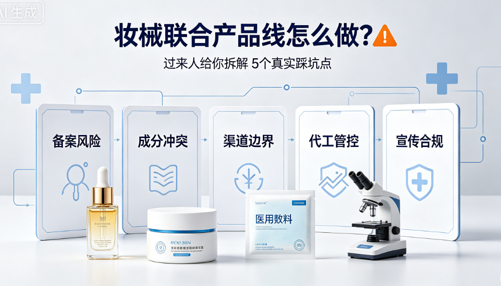 妆械联合产品线怎么做？过来人给你拆解 5个真实踩坑点