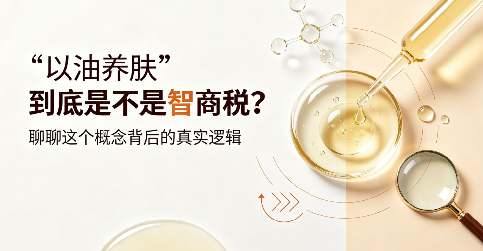 "以油养肤"到底是不是智商税？聊聊这个概念背后的真实逻辑