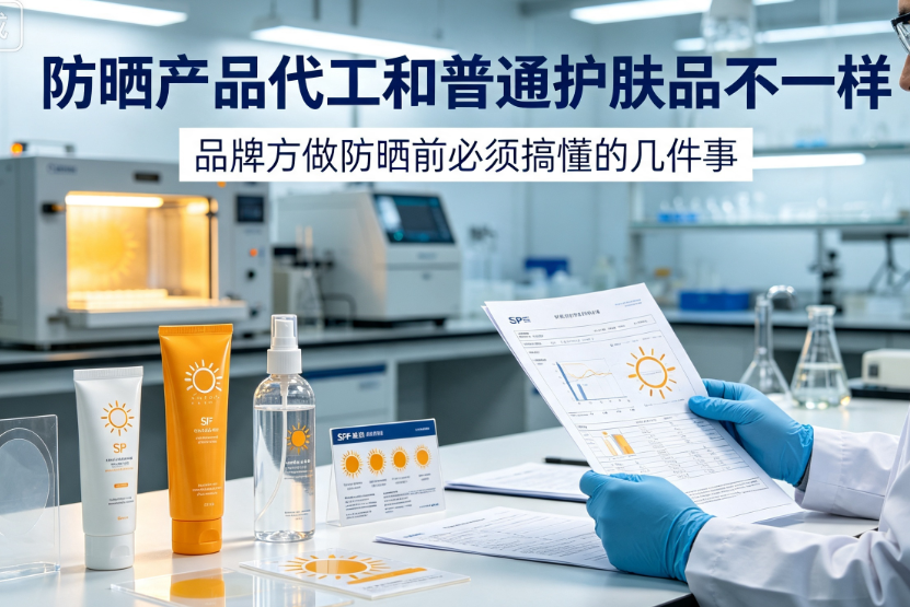 防晒产品代工和普通护肤品不一样，品牌方做防晒前必须搞懂的几件事