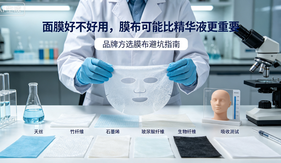 面膜好不好用,膜布可能比精华液更重要——品牌方选膜布避坑指南