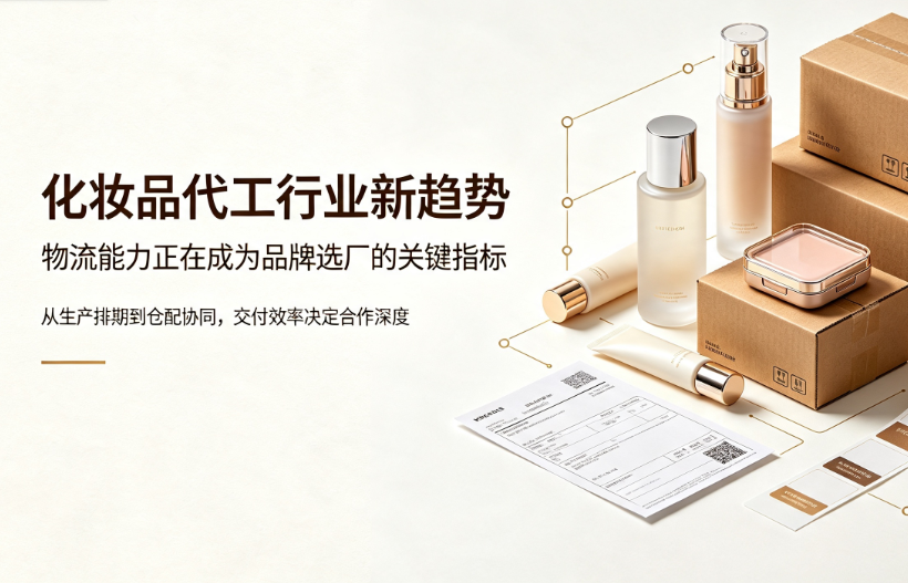 化妆品代工行业新趋势：物流能力正在成为品牌选厂的关键指标
