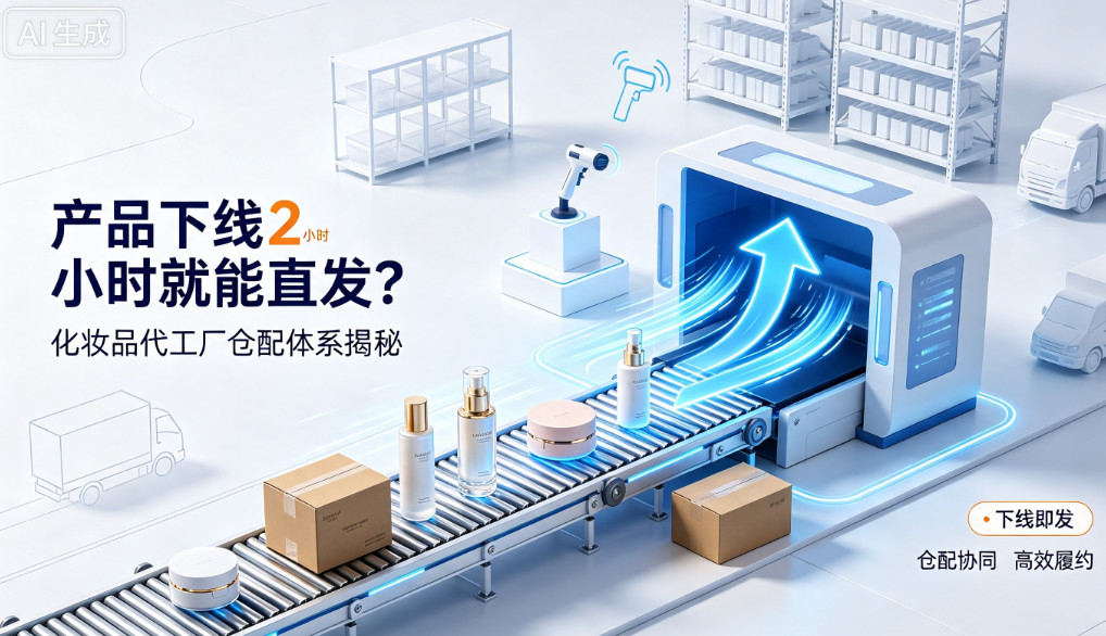 产品下线2小时就能直发？化妆品代工厂仓配体系揭秘
