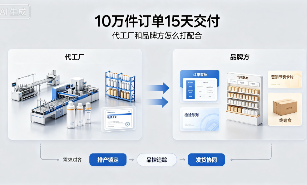10万件订单15天交付,代工厂和品牌方怎么打配合