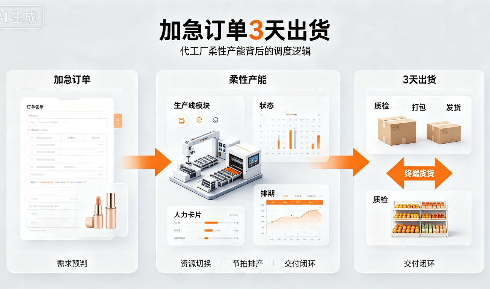 加急订单3天出货，代工厂柔性产能背后的调度逻辑