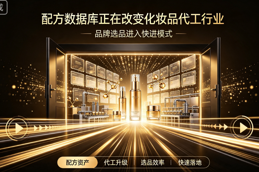 配方数据库正在改变化妆品代工行业：品牌选品进入快进模式