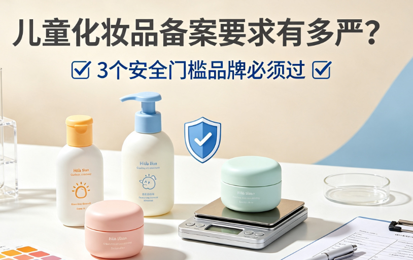 儿童化妆品备案要求有多严？3个安全门槛品牌必须过