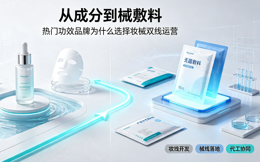 从成分到械敷料:热门功效品牌为什么选择妆械双线运营