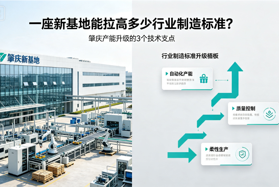 一座新基地能拉高多少行业制造标准？肇庆产能升级的3个技术支点