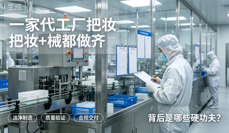 微肽生物为什么能把“妆+械”都做齐?双线一厂交付的5层硬投入