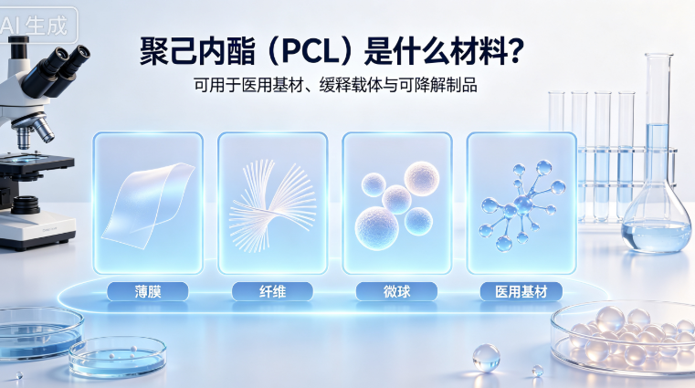 聚己内酯（PCL）是什么材料？一篇讲清可降解医用高分子的特性与来头