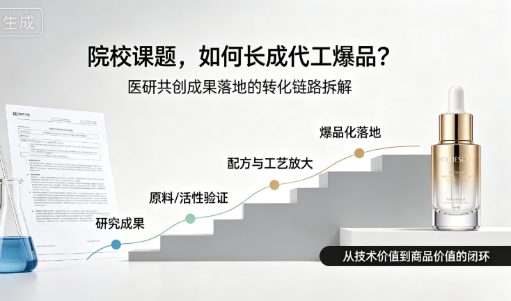 院校课题怎么变成代工爆品？医研共创成果落地的转化链路