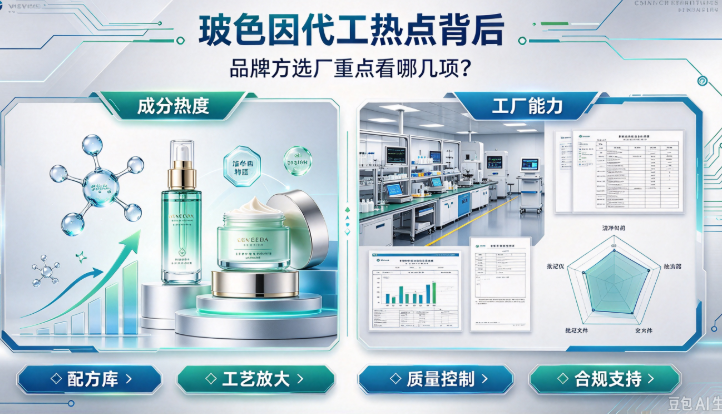 玻色因为什么成了抗老产品的代工热点?品牌方选厂看哪几项?