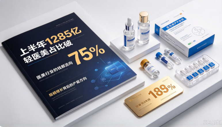 上半年1285亿、轻医美占比破75%：医美行业的钱都流向了哪