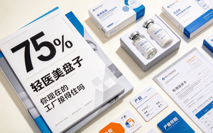 75%的轻医美盘子，你现在的工厂接得住吗