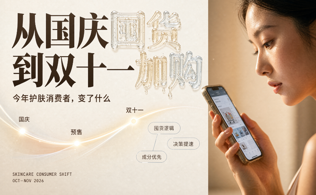 从国庆囤货到双十一加购：今年护肤消费者变了什么