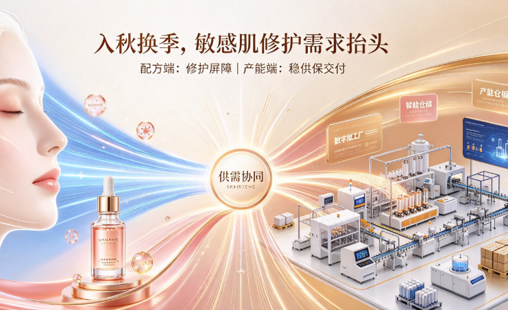 入秋换季，敏感肌修护需求抬头：工厂的配方与产能怎么接