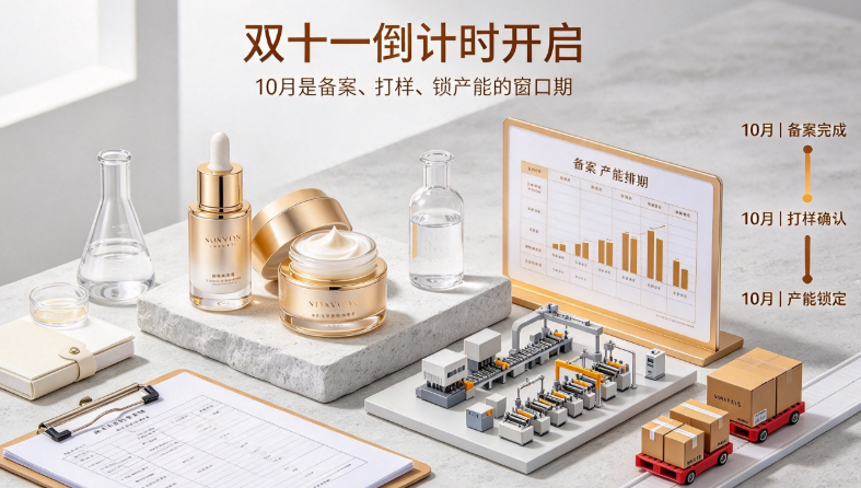 双十一倒计时开启：10月是备案、打样、锁产能的窗口期