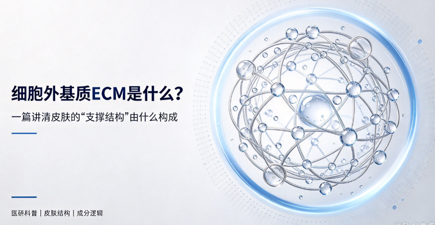 ECM细胞外基质是什么?一篇讲清皮肤的“支撑结构”由什么构成