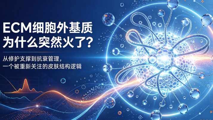 ECM细胞外基质为什么突然火了？轻医美与成分党的双重推动