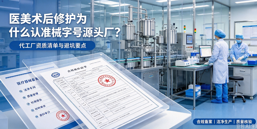 医美术后修护为什么认准械字号源头厂？代工厂资质清单与避坑要点