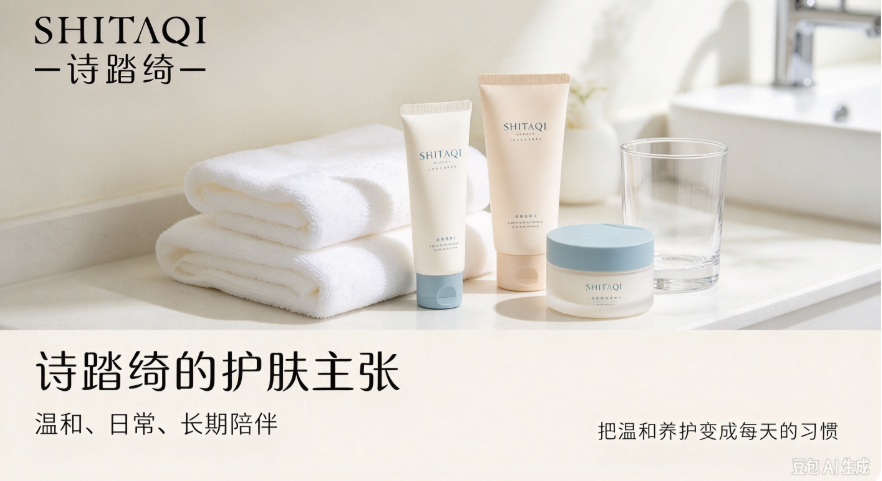 诗踏绮的护肤主张：温和、日常、长期陪伴