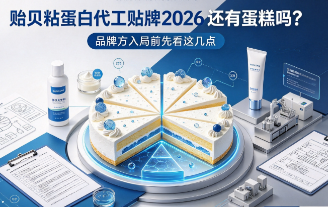 贻贝粘蛋白代工贴牌2026 还有蛋糕吗？还是只剩白牌内卷，品牌方入局前先看这几点