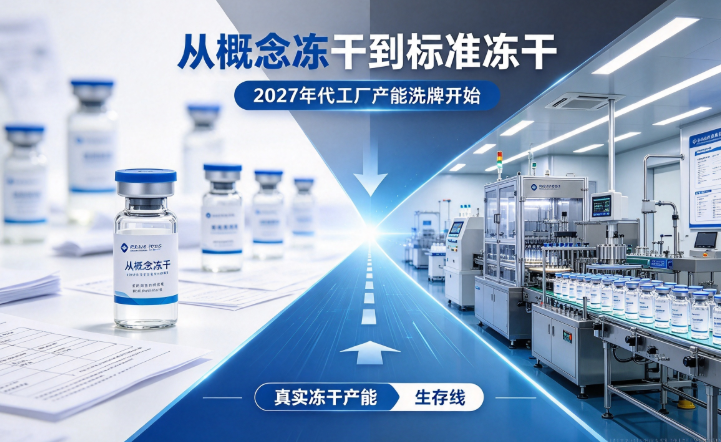 从概念冻干到标准冻干：2027年代工厂产能洗牌开始，真实冻干产能成生存线